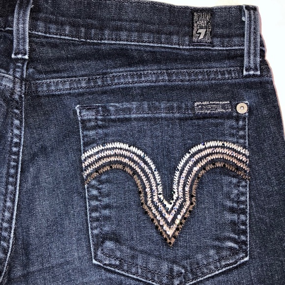 7 For All Mankind Straight Leg Jeans. Size 30 - Picture 7 of 8